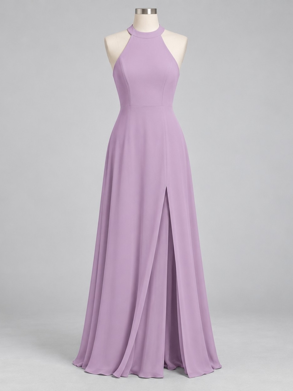 NWT Azazie Clarice Wisteria Chiffon Bridesmaid Dress A6 / US 6